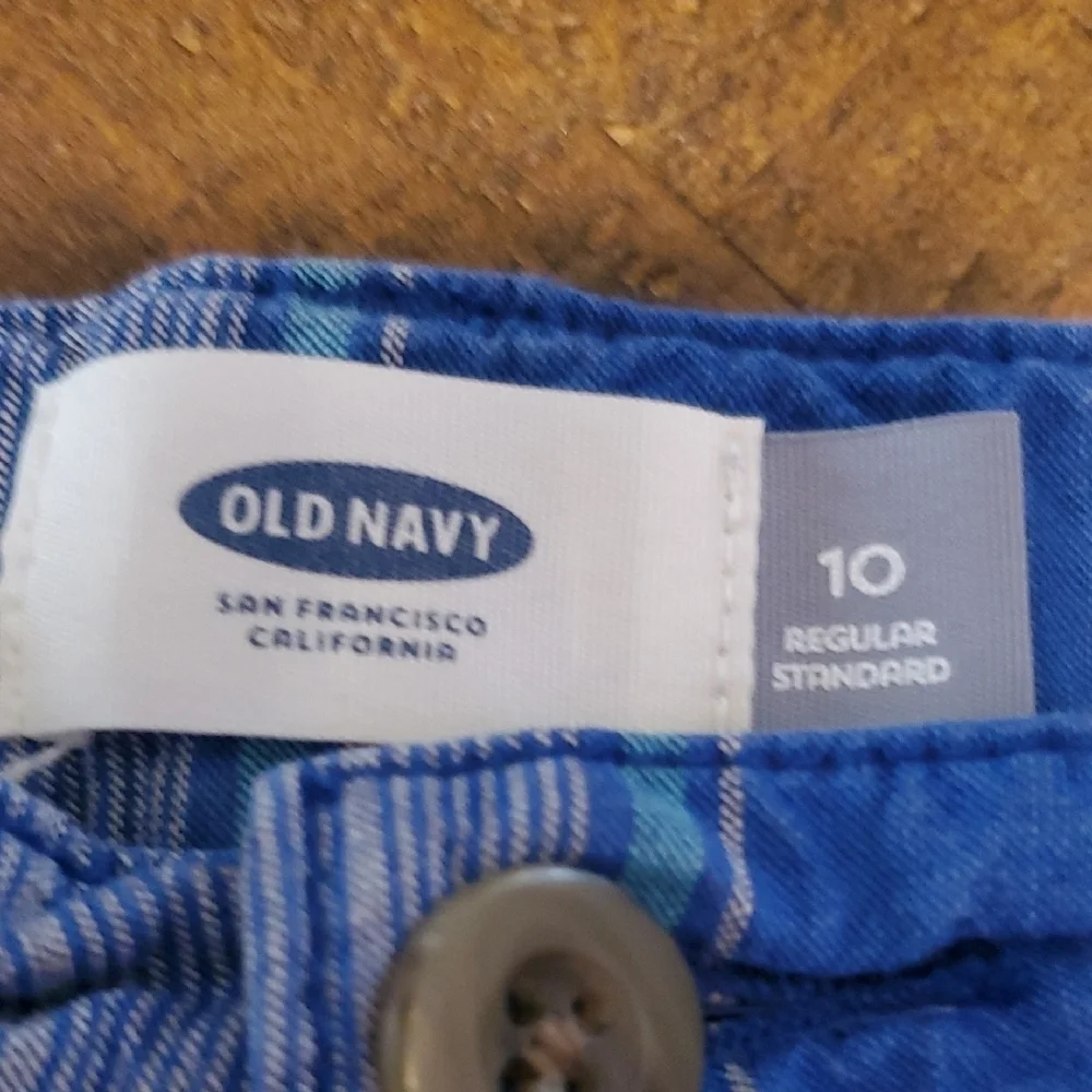 🐻  Old Navy Blue Striped Kids Shorts